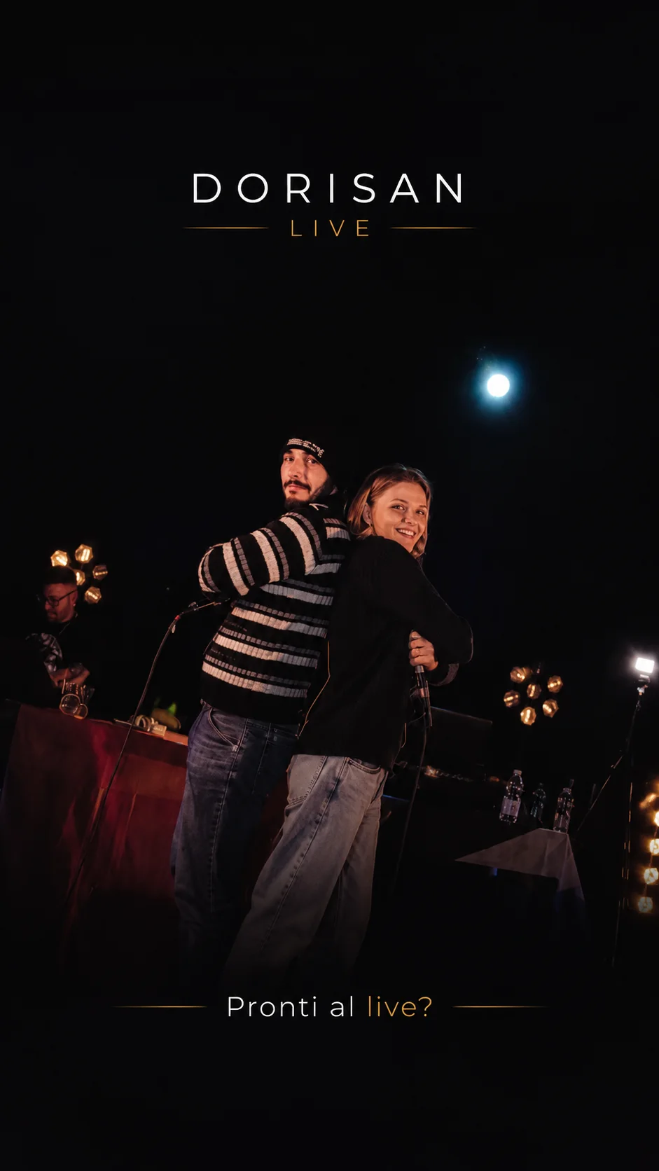 DoriSan durante un’esibizione live